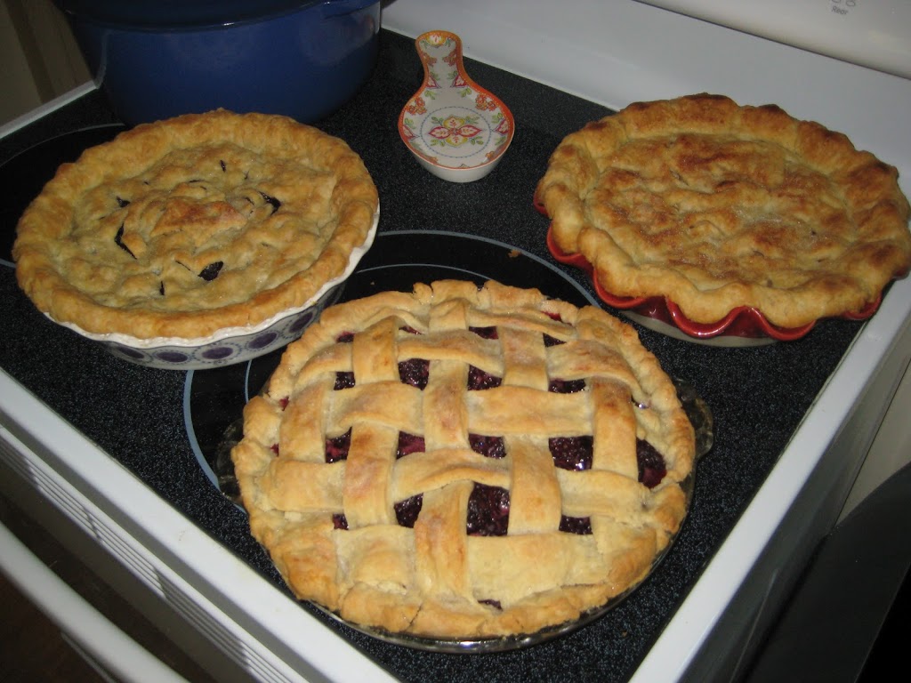 Blueberries, and Blackberries, and Apples…Oh my! 4th of July Pies!