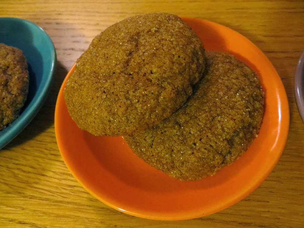 Chewy Pumpkin Ginger Cookies