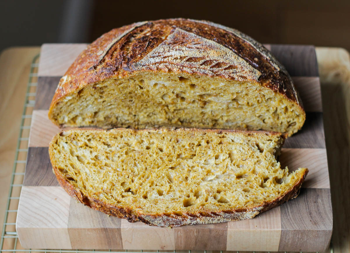 RECIPE  Pumpkin and Chocolate Sourdough Loaf baked in Lodge Cast Iron Loaf  Pan — Artisan Bryan