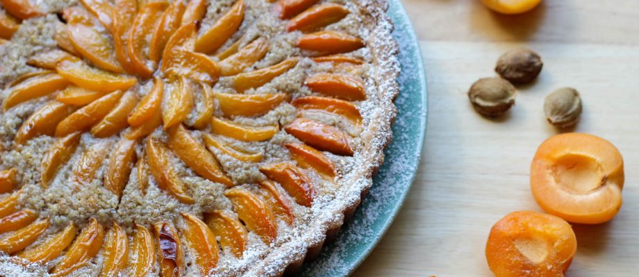 Apricot Walnut Tart